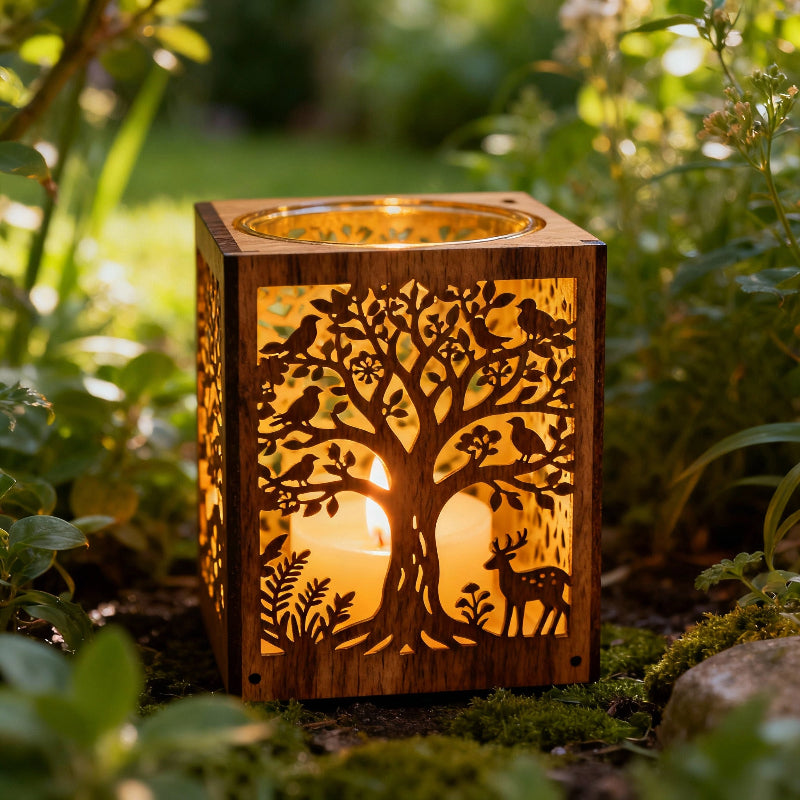 Cherry Wood Hurricane - Tree of Life