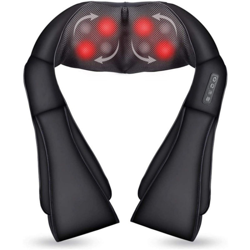 "Professional Shiatsu Neck & Shoulder Massager with Heat - Deep Tissue Pain Relief"