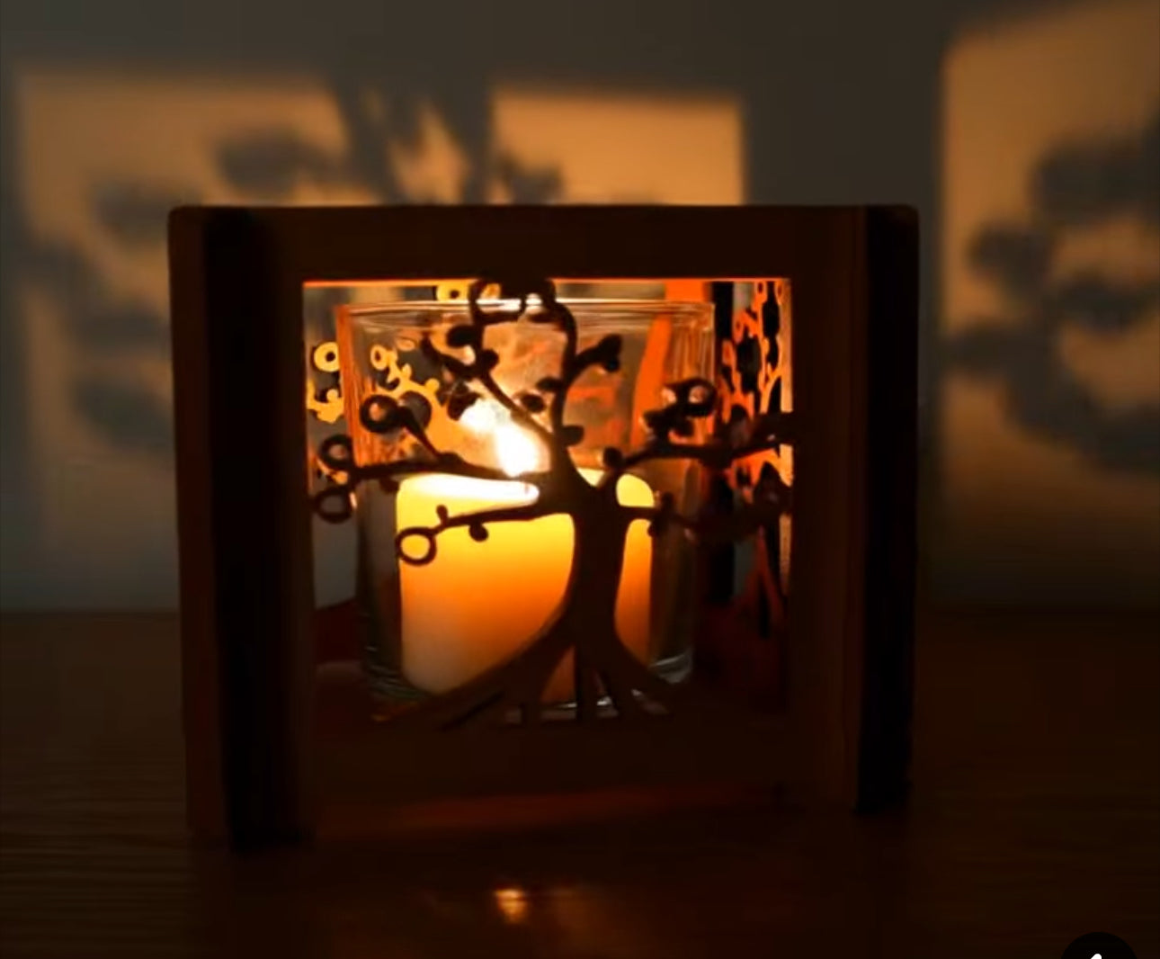 Cherry Wood Hurricane - Tree of Life