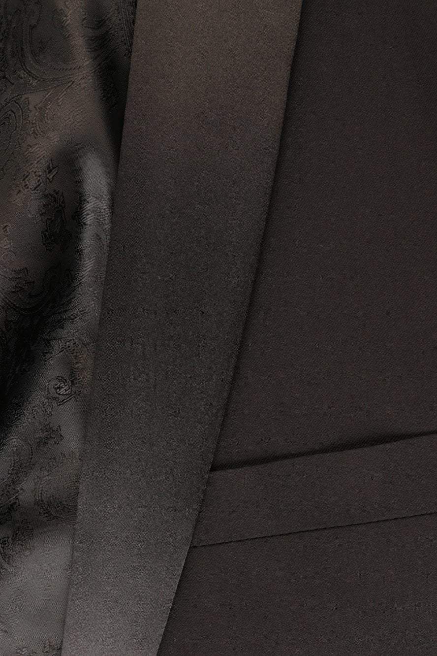 "London" Black Tuxedo Jacket – Modern & Slim Fit Shawl Lapel Men’s Formal Blazer