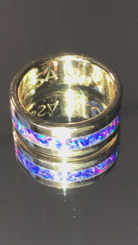 "The Marissa Legacy Band - 14k Gold & Opal (Archive Piece)".