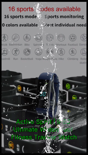 Active Spirit | IP68 Ultimate Waterproof Fitness Tracker Watch video
