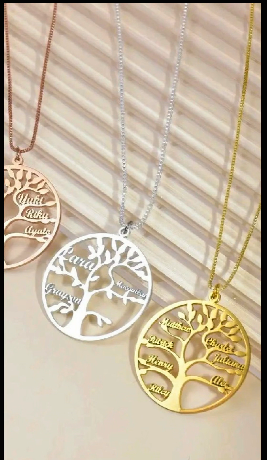 2 Roots of Connection | Personalized Tree of Life Necklace video.