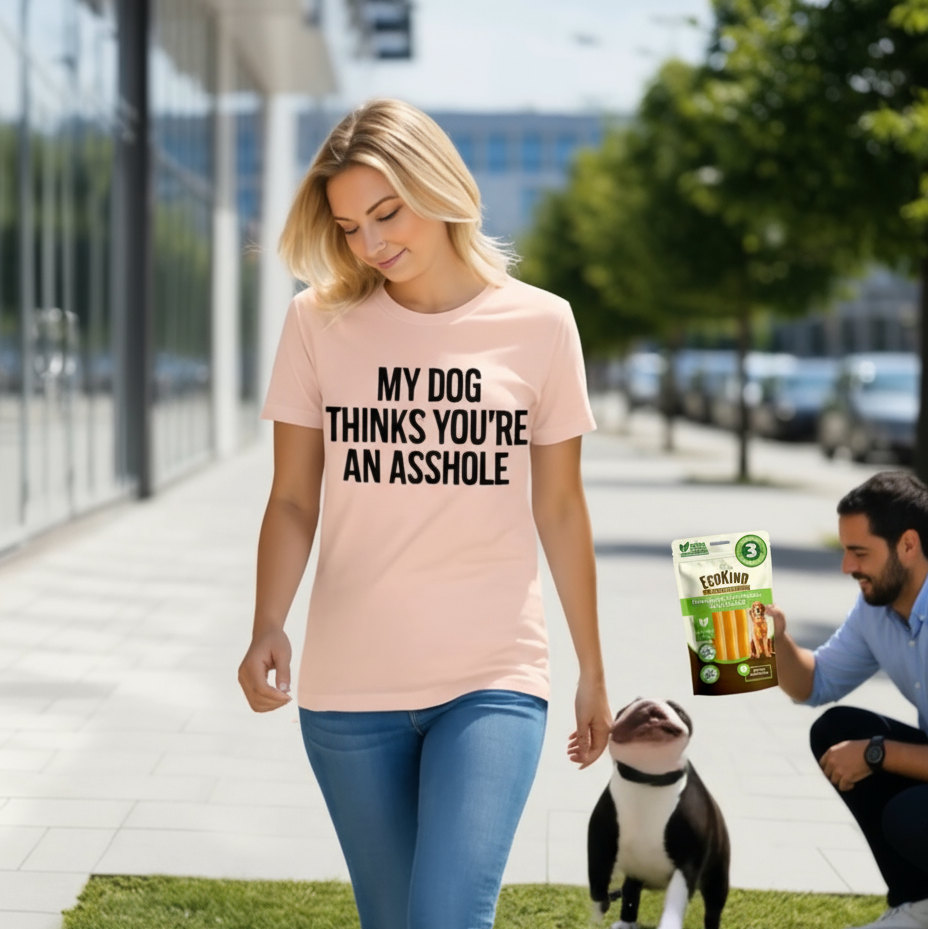 Yak Chews Product with Dog